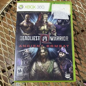 Deadliest Warrior Ancient Combat Xbox 360 W Case No Manual